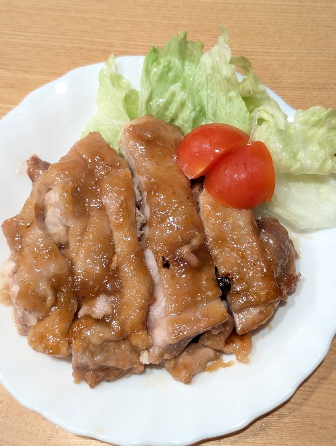 氷温純米酢すし酢を使った鶏のてりやきの画像