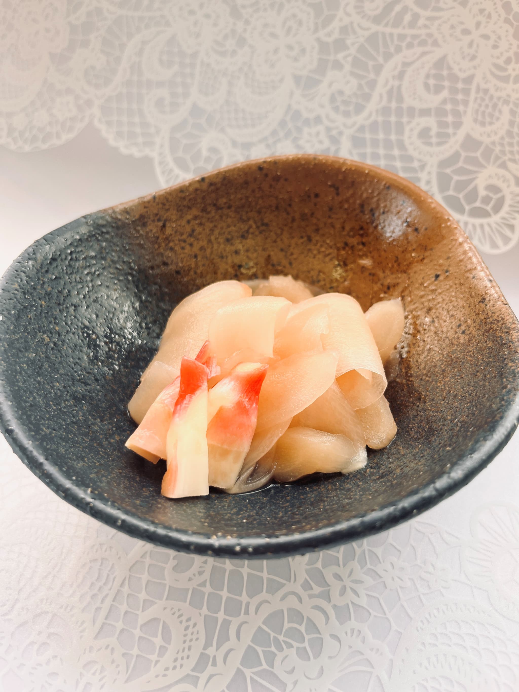 氷温純米酢で作る　新ショウガの甘酢漬けの画像