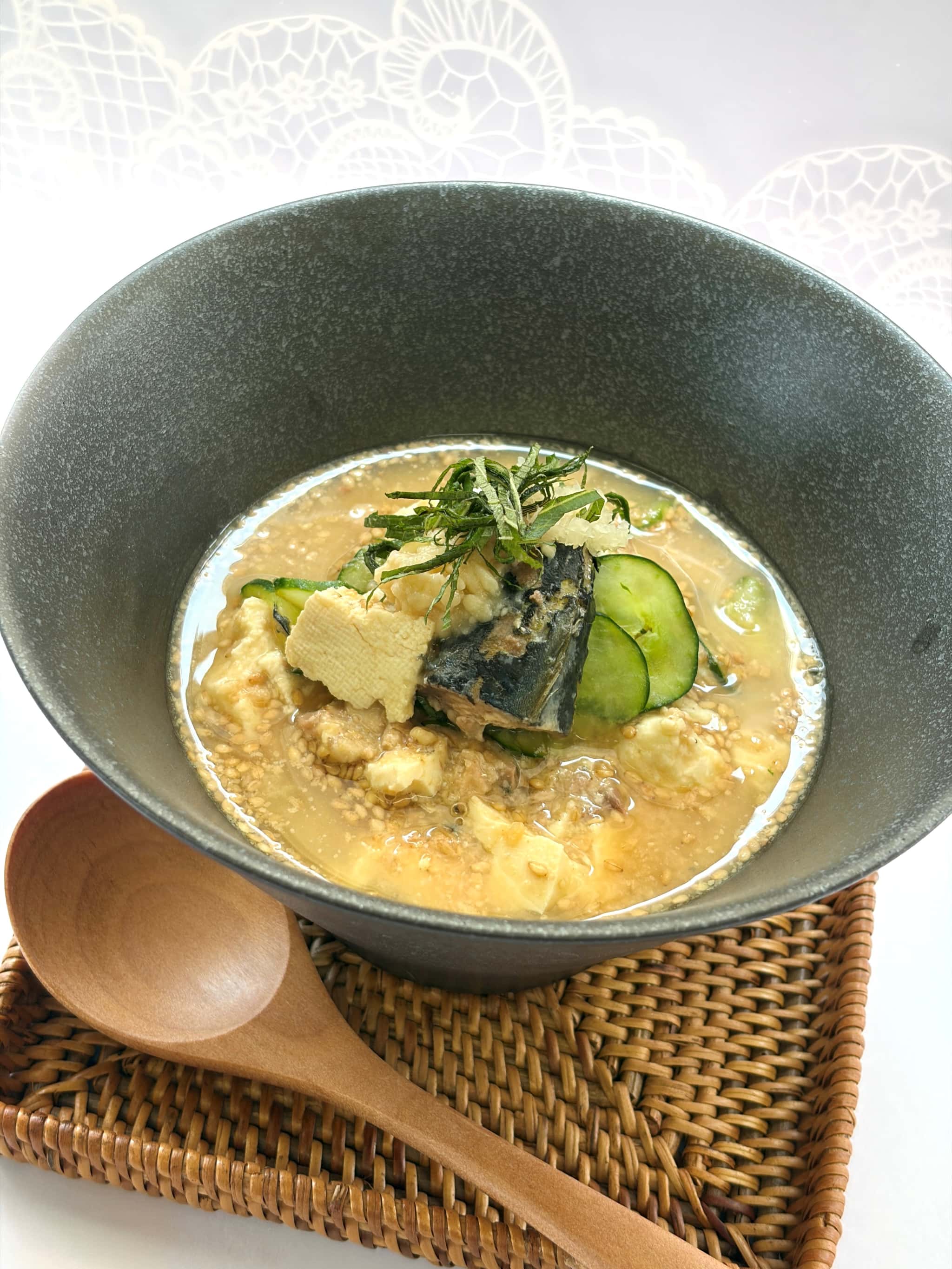 お酢屋さんが作る　～ 冷や汁 ～の画像